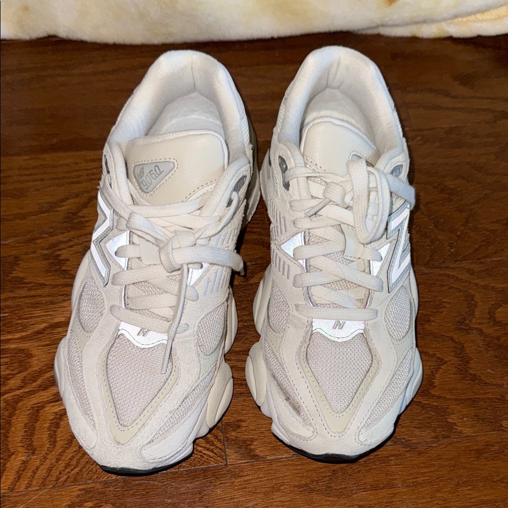 New Balance White Athletic Sneakers